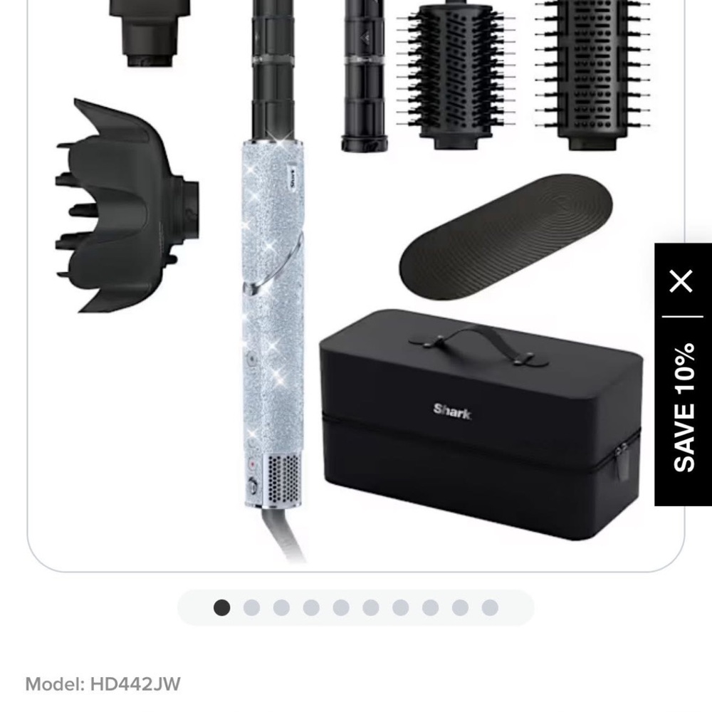 Shark Black Diamond FlexStyle Hair Styling Tool Set - Limited Edition